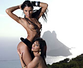 Black Angelika And Lucy Belle Private