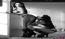 B&W Photos with Angelina!