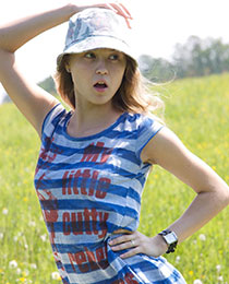 Cute flexible teenie