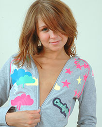 Cute tiny titted teenie