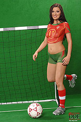 Tracy Miller posing for Portugal