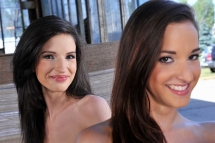  Very hot teen lesbians having sex in a warehouse