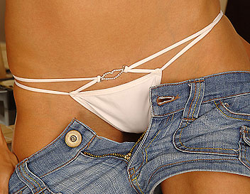 Sexy Britney is masturbating with her mobile phone