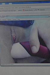 Hot Katarina shows pussy for webcam