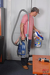 Huge natural tits vacuumed & fucked