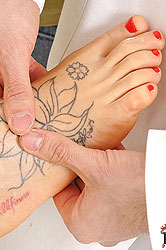 Doctors foot fetish examination!