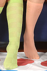 Foot fetish lesbian threesome sex