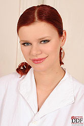 Redhead Benji sucking cock naked