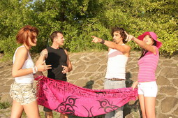 Guys are raiding the place in search of victims