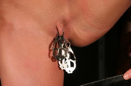 BDSM strip club where poor girls get on the stage