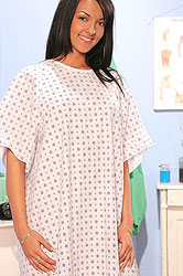 Doctor examines Indira´s tits & ass