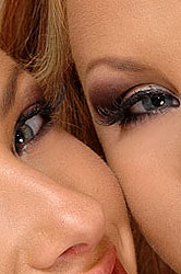 Blond babes enjoy dildo insertions