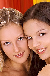 Eve Angel & Liz Honey lesbian teens