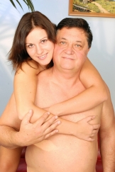 Lucky grandfather is fucking a nice teen asshole