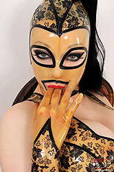 The freaky deaky Latex Lucy posing