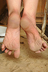 Hot nurse seduces doctor with feet