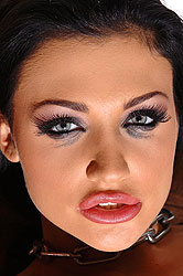 Brunette releasing her salty nectar