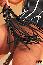 Hot Lola gets her big tits spanked