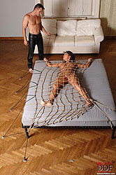 Young Melanie Memphis gets bound