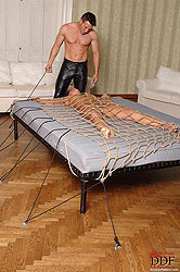 Young Melanie Memphis gets bound