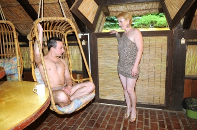 Old lady Eodit needs a big and hard cock badly