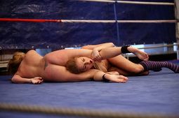 Blonde lesbians have problems with each other