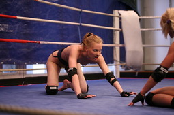 Sexy babes are having sex after a wilde wrestling