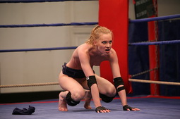 Sexy babes are having sex after a wilde wrestling