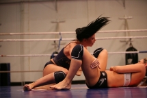 Aleska Diamond and Larissa Dee in a nude catfight