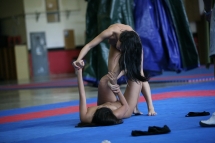 she picks on the exotic oriental beauty for fight