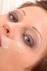 Cute Sheryl sucks her man to orgasm