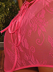 Kinky Donna is showing her tight pussy outdoor