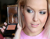 Lustful Sophie preparing for shooting with Mili