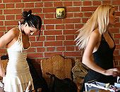 Lustful Sophie preparing for shooting with Mili