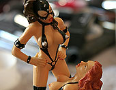 Skinny blonde Boroka fisting Sophies pink pussy