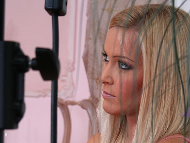 Lesbo pornstars let you to peek behing the curtain