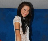 Super hot brunette strips naked for her massage