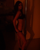 Stunning babe taking off her clothes