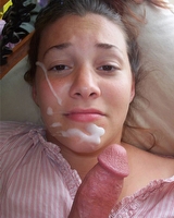 My ex covered with jizz