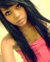 Sexy mulatto babe posing