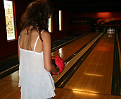 Candy - Stunning brunette Candy gets fucked doggy style