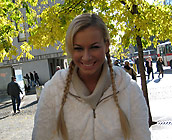 Denisa - Young Sexy European gets railed hard on sofa