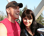 Kristy - Sexy brunette Kristy gets fucked hard doggy style