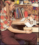 Hairy seventies schoolgirls enjoying his big stiffy dick