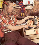 Hairy seventies schoolgirls enjoying his big stiffy dick