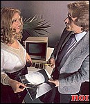 Boss fucking his hairy secretary and erupts on her boobs