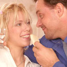  Blonde teenager loves to fuck before she swallows his cum