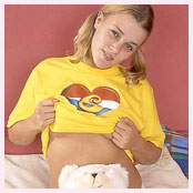 Chubby teenage girl opens up and plays with her big dildo