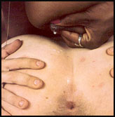 Black seventies lady sharing cock with a hairy white girl