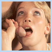 Seventies lady enjoys a hard stuffing and a big gooey facial